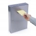 FixtureDisplays® Metal Box Mail box Secure Collection Box Ticket Box,Easy Wall Mount 14785-Silver